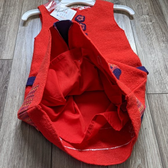 NWT Toddler Girl (4T) - DPAM Wool Shift Dress - Picture 2 of 9